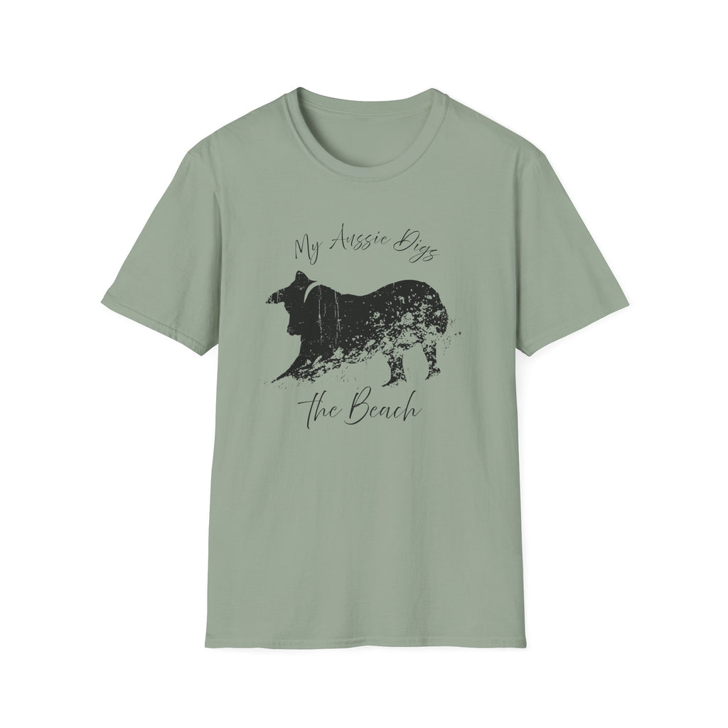 My Aussie Digs the Beach | Australian Shepherd Tee