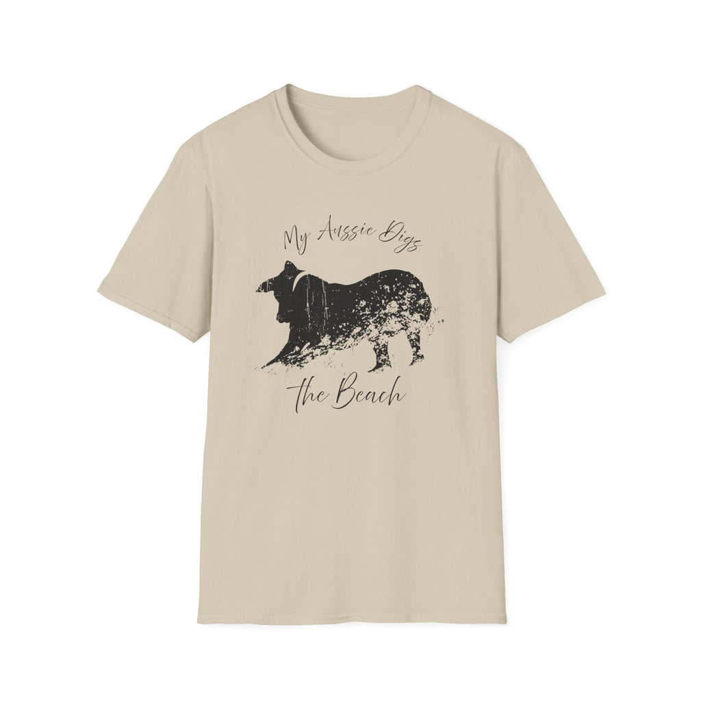 My Aussie Digs the Beach | Australian Shepherd Tee