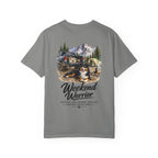 Weekend Warrior Australian Shepherd T-Shirt | Black Tri Aussie Camping Tee | Comfort Colors