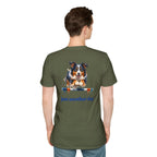 Just Another Day Tri-Color Aussie Agility Tee | Australian Shepherd Dog Sports Shirt