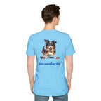 Just Another Day Tri-Color Aussie Agility Tee | Australian Shepherd Dog Sports Shirt