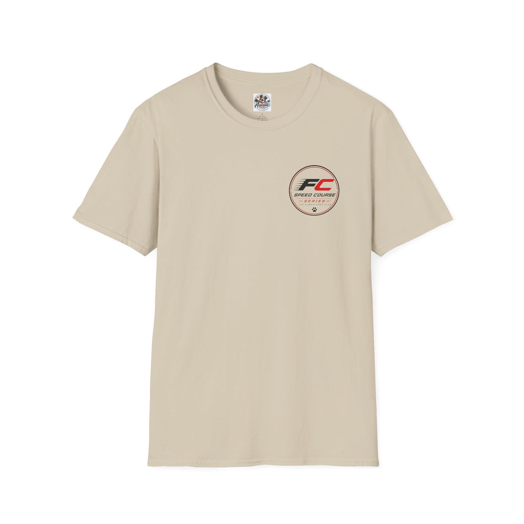Just Another Day Red Merle Aussie Agility Tee | Australian Shepherd Dog Sports Shirt