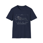 Aussie Specs Blueprint Tee | Australian Shepherd Agility T-Shirt