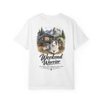 Weekend Warrior Australian Shepherd T-Shirt | Blue Merle Aussie Camping Tee | Comfort Colors