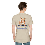 Just Another Day Red Merle Aussie Agility Tee | Australian Shepherd Dog Sports Shirt