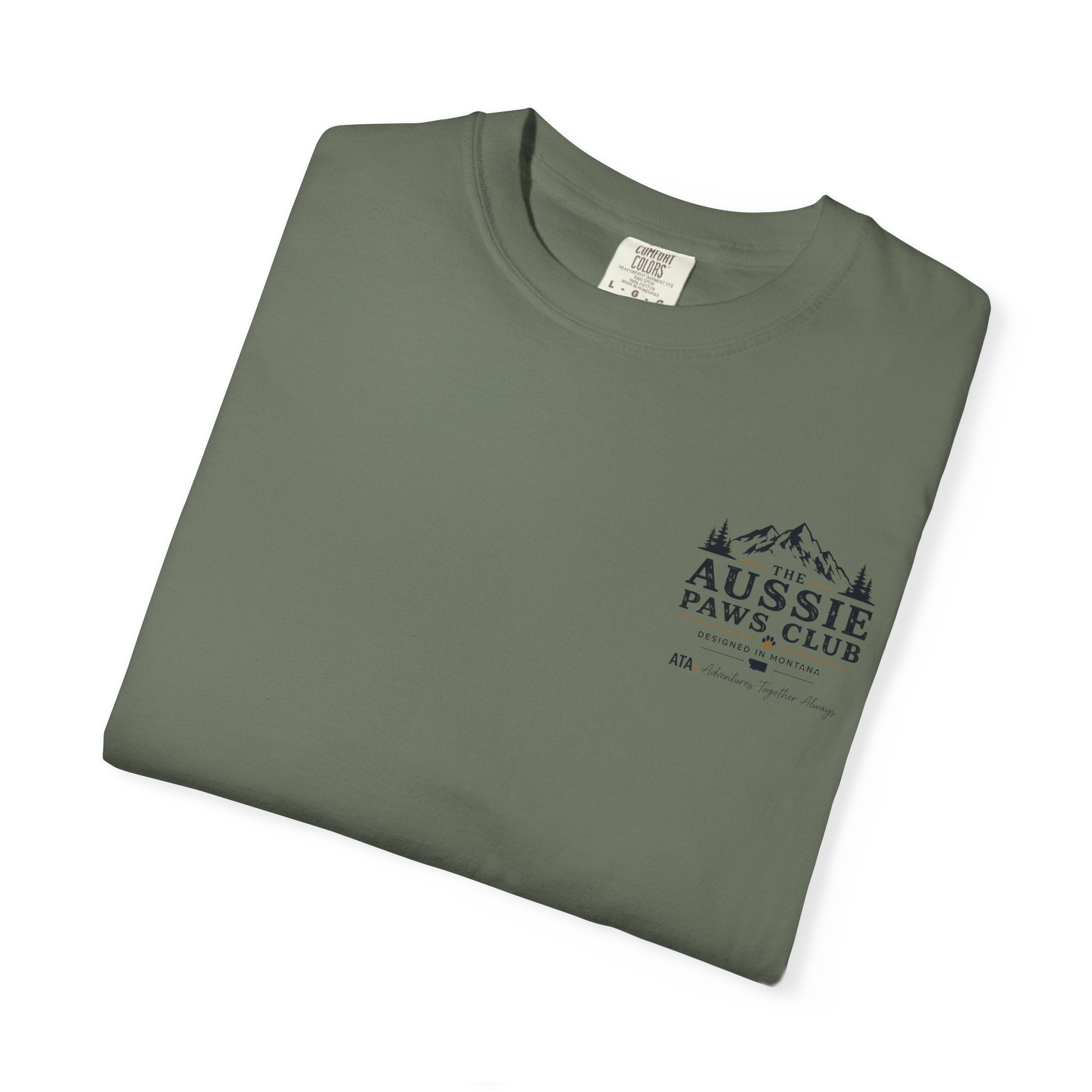 Weekend Warrior Australian Shepherd T-Shirt | Red Tri Aussie Camping Tee | Comfort Colors