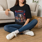 Blue-Tri Merle Australian Shepherd Patriotic Shirt | 250th Anniversary Aussie Tee (1776–2026)