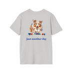 Just Another Day Red Merle Aussie Agility Tee | Australian Shepherd Dog Sports Shirt