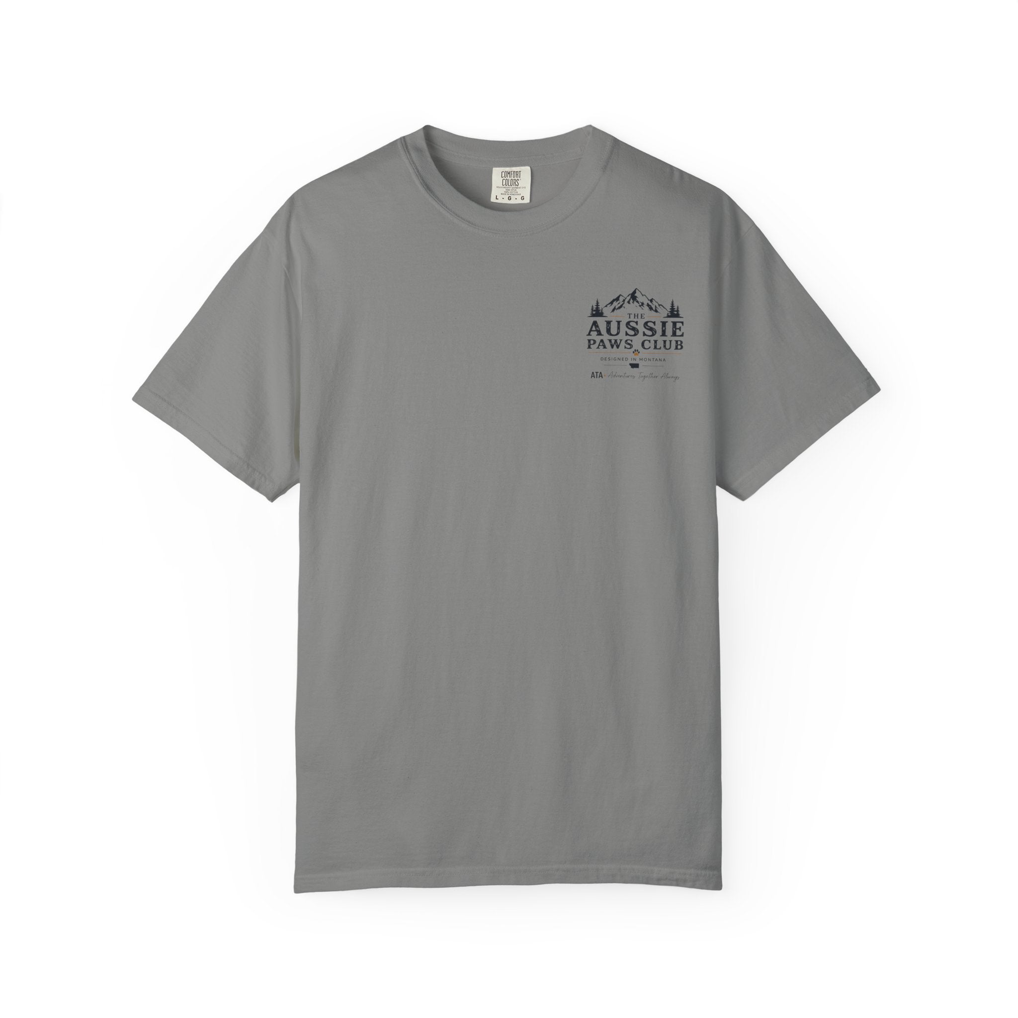 Weekend Warrior Australian Shepherd T-Shirt | Blue Merle Aussie Camping Tee | Comfort Colors