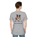 Just Another Day Tri-Color Aussie Agility Tee | Australian Shepherd Dog Sports Shirt