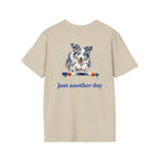 Just Another Day Blue Merle Aussie Agility Tee | Australian Shepherd Dog Sports Shirt