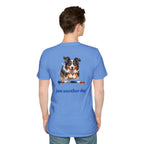 Just Another Day Tri-Color Aussie Agility Tee | Australian Shepherd Dog Sports Shirt