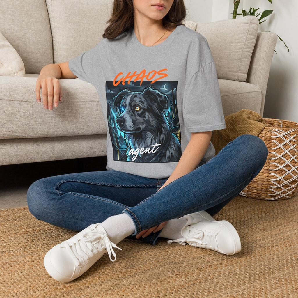 Chaos Agent — Blue Merle Aussie Graphic Tee