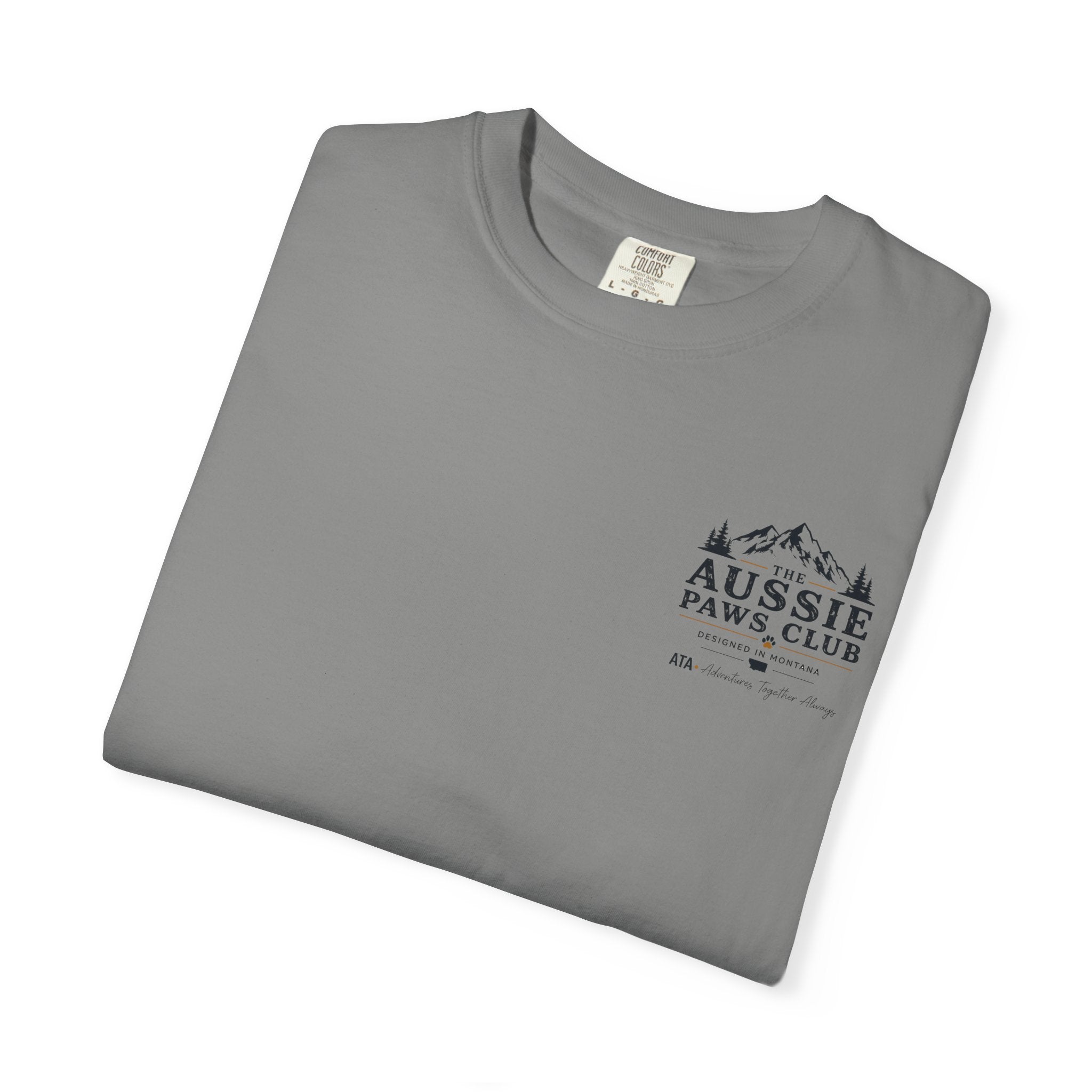 Weekend Warrior Australian Shepherd T-Shirt | Red Merle Aussie Camping Tee | Comfort Colors