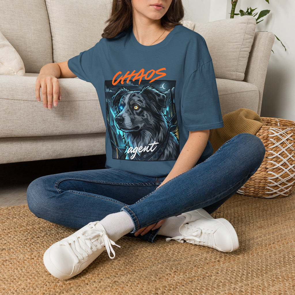 Chaos Agent — Blue Merle Aussie Graphic Tee