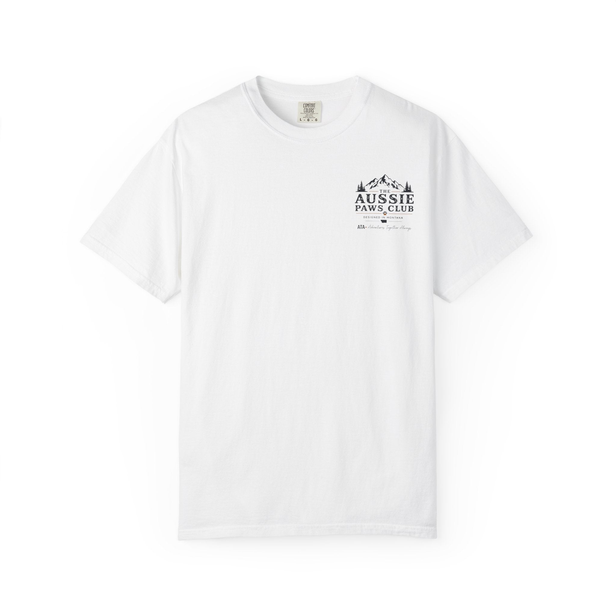 Weekend Warrior Australian Shepherd T-Shirt | Black Tri Aussie Camping Tee | Comfort Colors