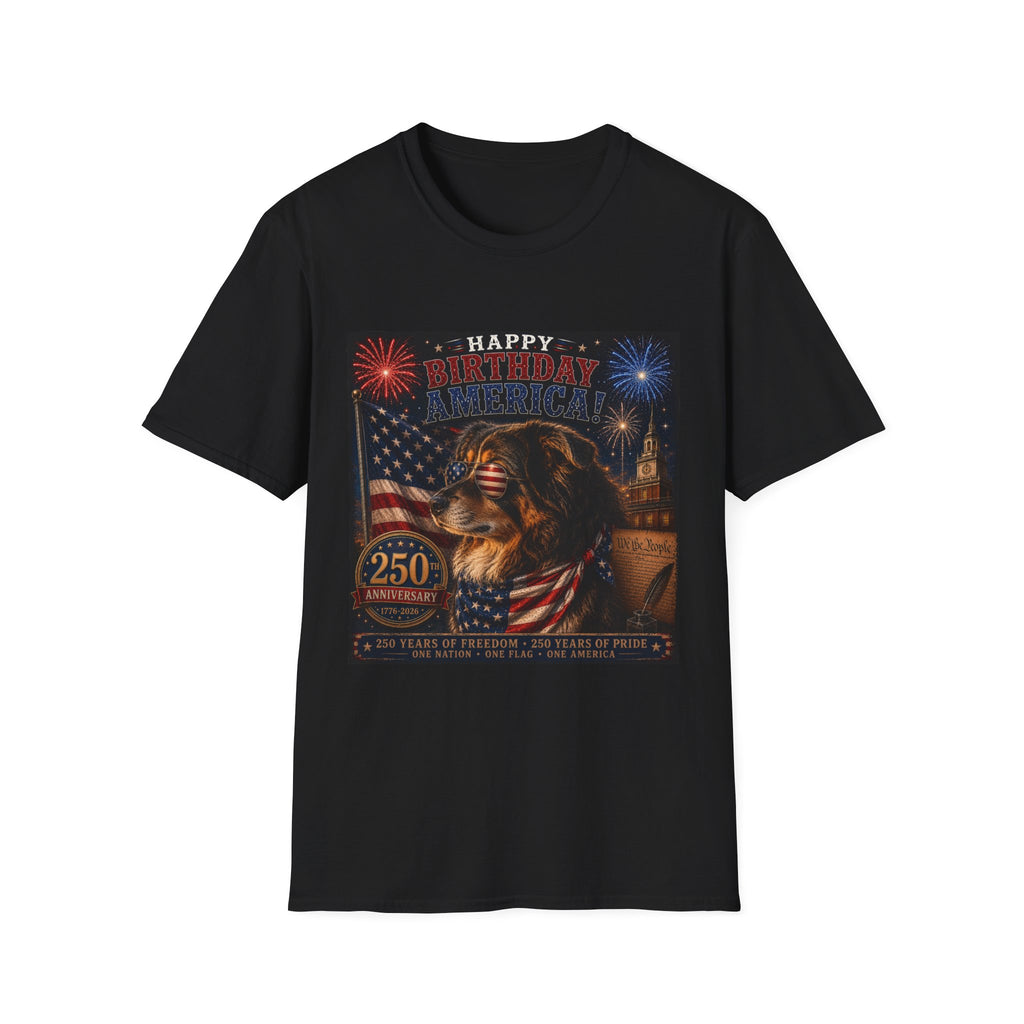 Tri Color Australian Shepherd Patriotic Shirt | 250th Anniversary Aussie Tee (1776–2026)