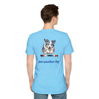 Just Another Day Blue Merle Aussie Agility Tee | Australian Shepherd Dog Sports Shirt