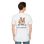 Just Another Day Red Merle Aussie Agility Tee | Australian Shepherd Dog Sports Shirt