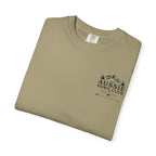 Weekend Warrior Australian Shepherd T-Shirt | Blue Merle Aussie Camping Tee | Comfort Colors
