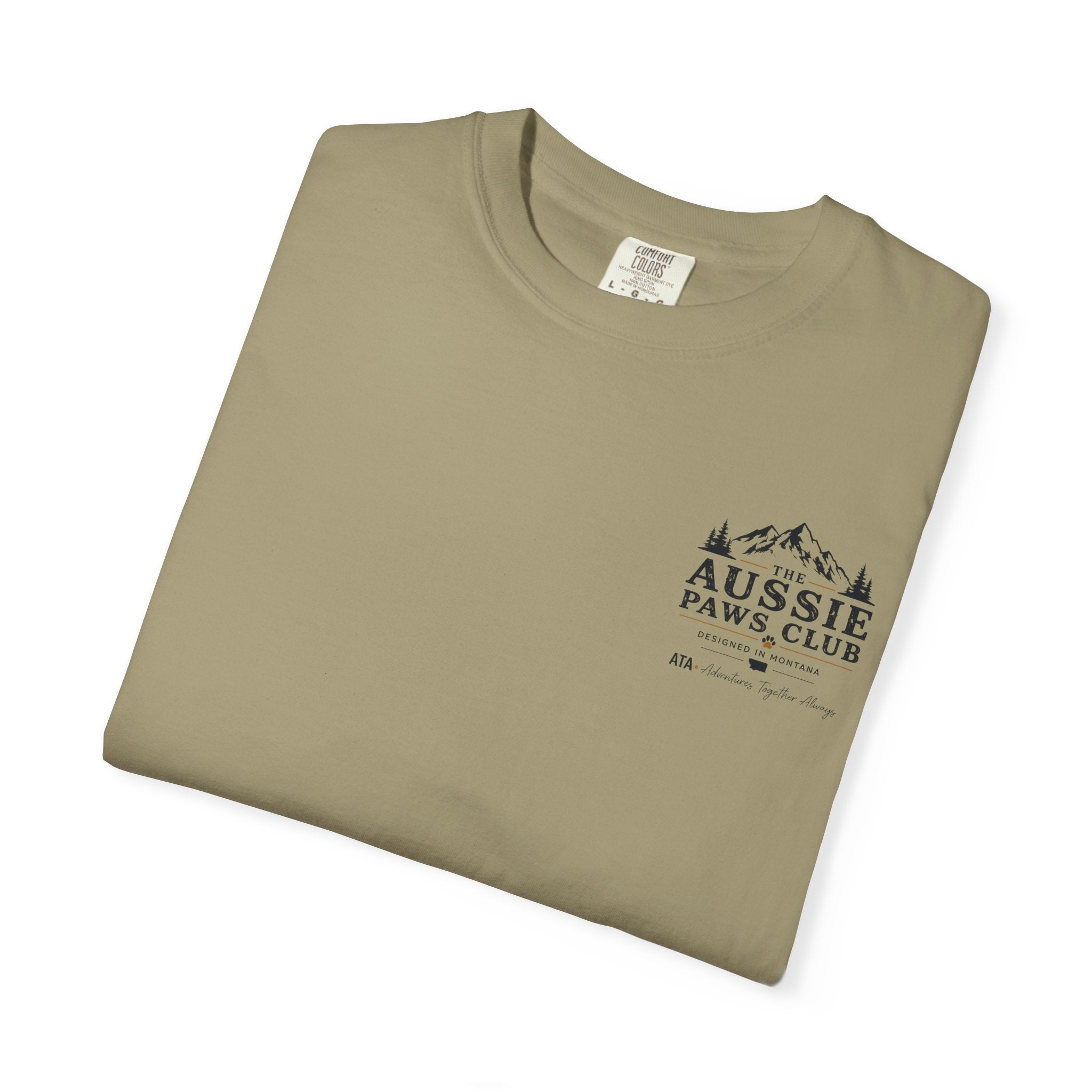 Weekend Warrior Australian Shepherd T-Shirt | Blue Merle Aussie Camping Tee | Comfort Colors