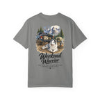 Weekend Warrior Australian Shepherd T-Shirt | Blue Merle Aussie Camping Tee | Comfort Colors