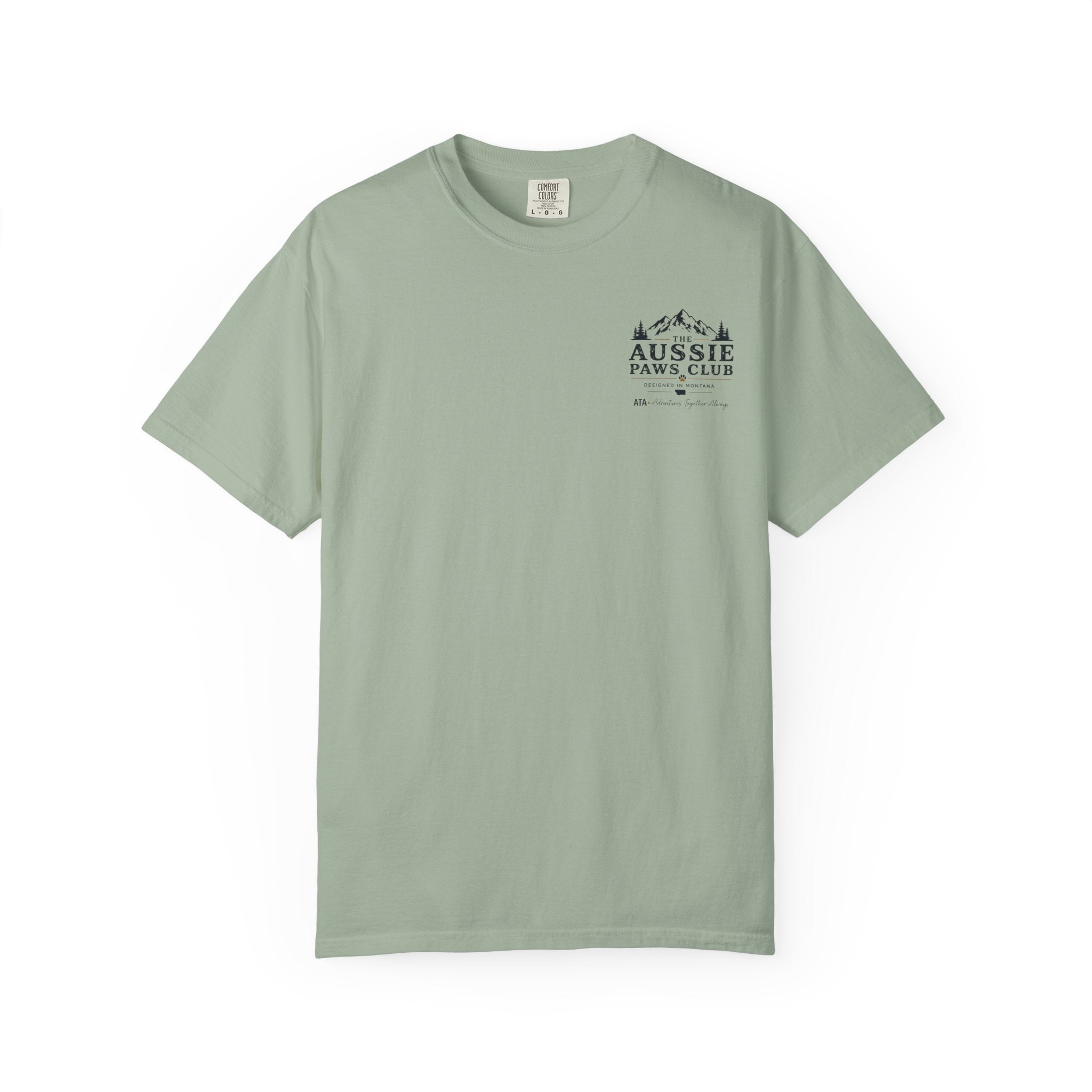 Weekend Warrior Australian Shepherd T-Shirt | Black Tri Aussie Camping Tee | Comfort Colors