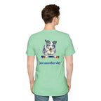 Just Another Day Blue Merle Aussie Agility Tee | Australian Shepherd Dog Sports Shirt