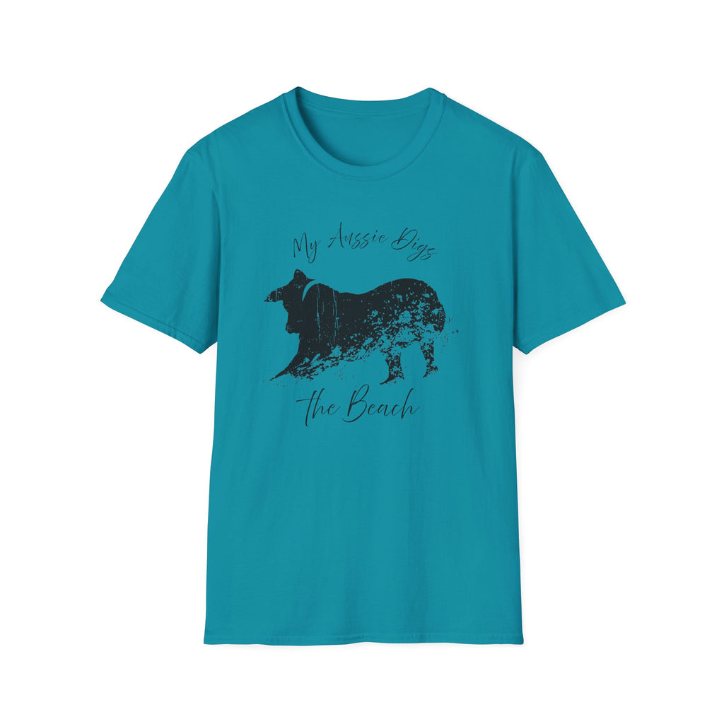 My Aussie Digs the Beach | Australian Shepherd Tee