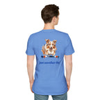 Just Another Day Red Merle Aussie Agility Tee | Australian Shepherd Dog Sports Shirt