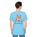 Just Another Day Red Merle Aussie Agility Tee | Australian Shepherd Dog Sports Shirt