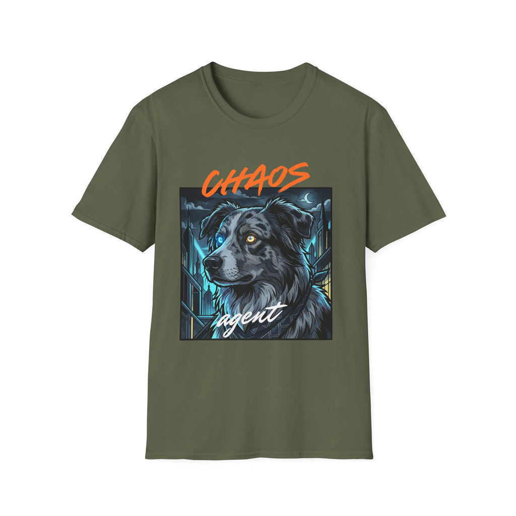 Chaos Agent — Blue Merle Aussie Graphic Tee