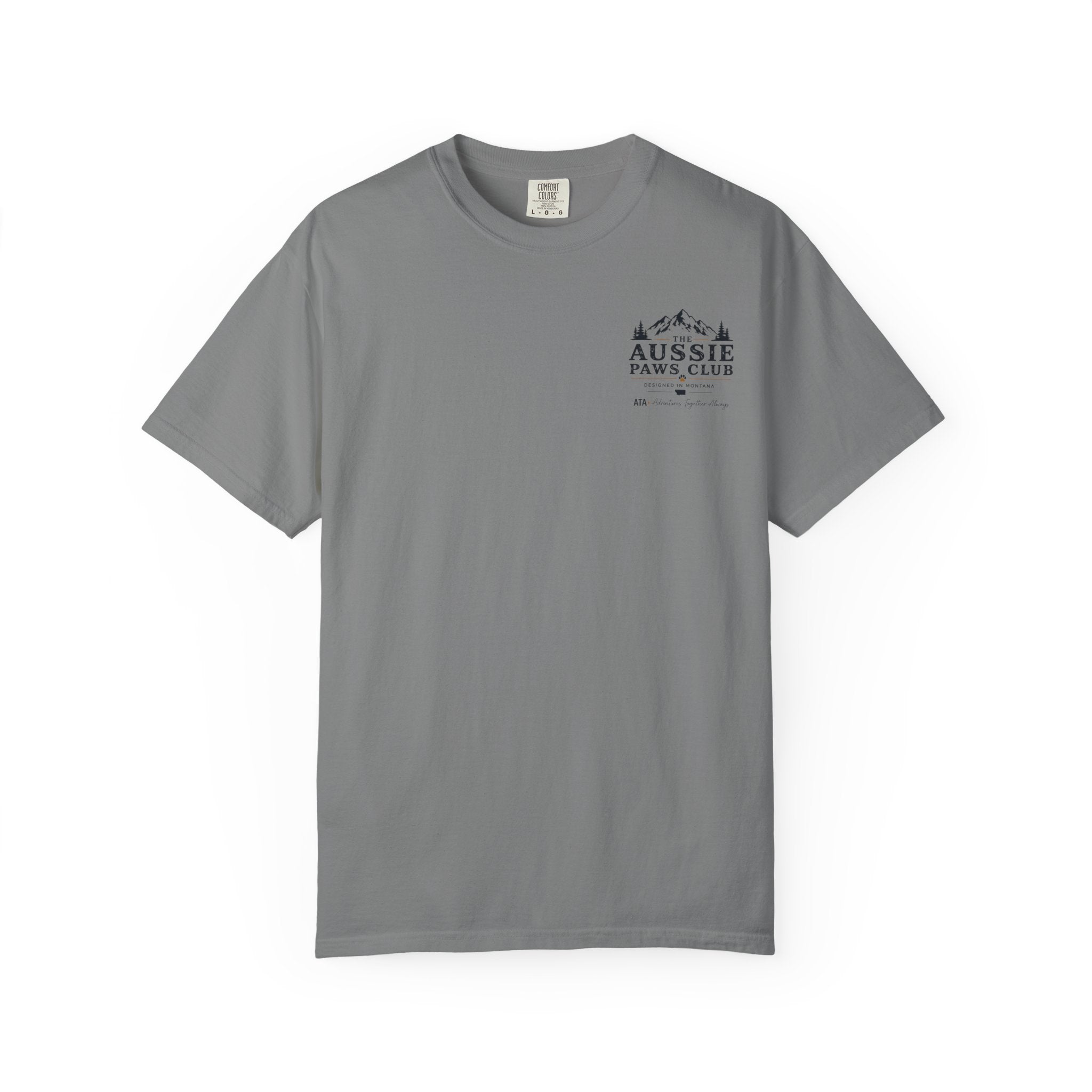 Weekend Warrior Australian Shepherd T-Shirt | Red Merle Aussie Camping Tee | Comfort Colors