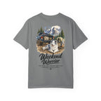 Weekend Warrior Australian Shepherd T-Shirt | Blue Merle Aussie Camping Tee | Comfort Colors