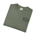 Weekend Warrior Australian Shepherd T-Shirt | Blue Merle Aussie Camping Tee | Comfort Colors