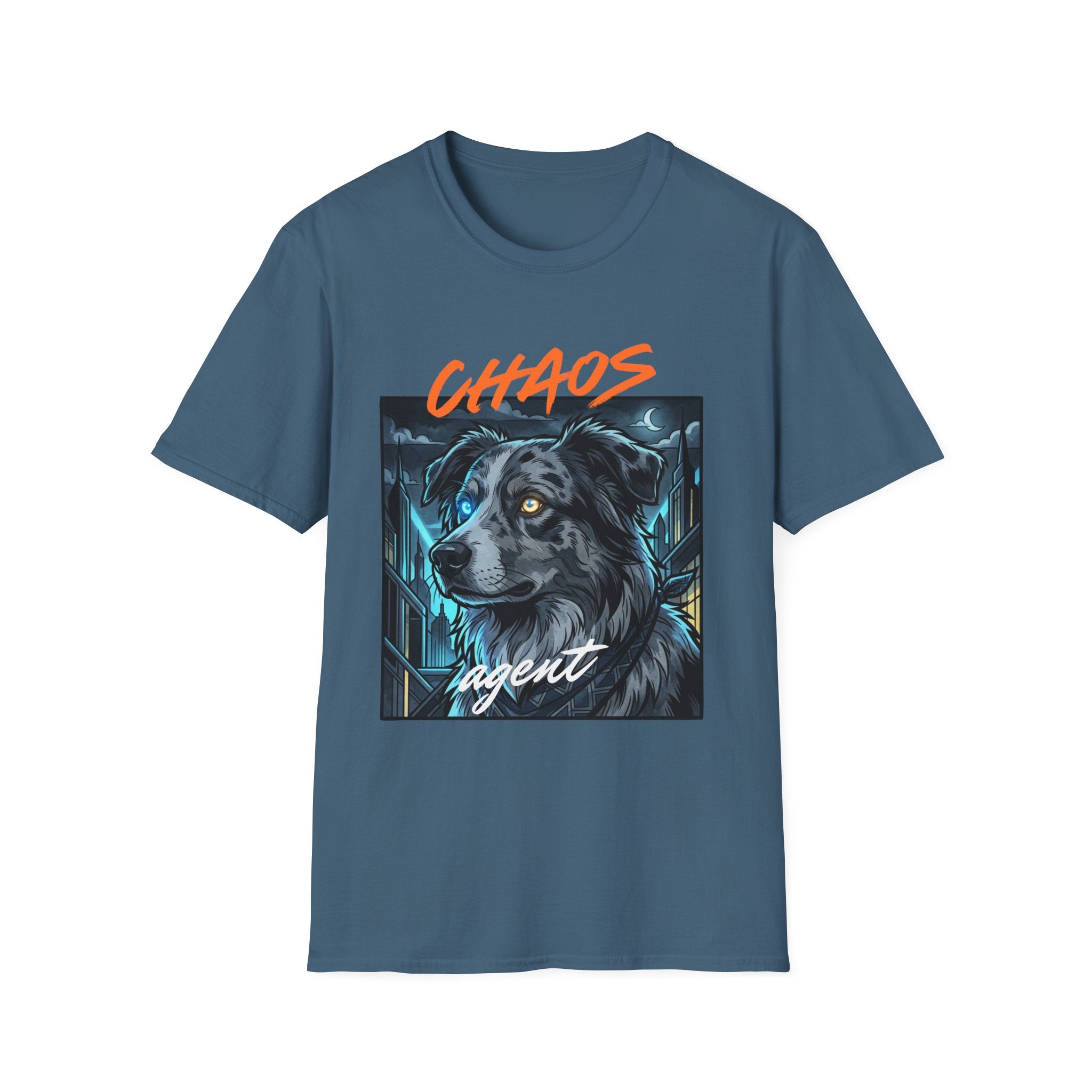 Chaos Agent — Blue Merle Aussie Graphic Tee