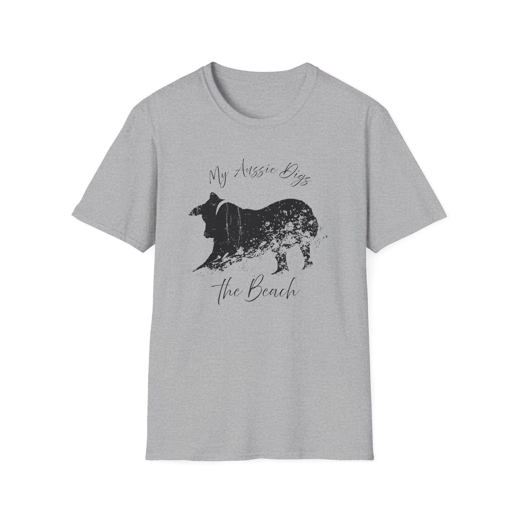 My Aussie Digs the Beach | Australian Shepherd Tee