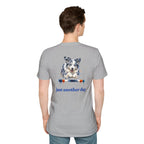 Just Another Day Blue Merle Aussie Agility Tee | Australian Shepherd Dog Sports Shirt