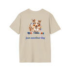 Just Another Day Red Merle Aussie Agility Tee | Australian Shepherd Dog Sports Shirt