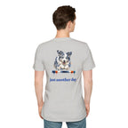 Just Another Day Blue Merle Aussie Agility Tee | Australian Shepherd Dog Sports Shirt