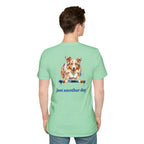 Just Another Day Red Merle Aussie Agility Tee | Australian Shepherd Dog Sports Shirt