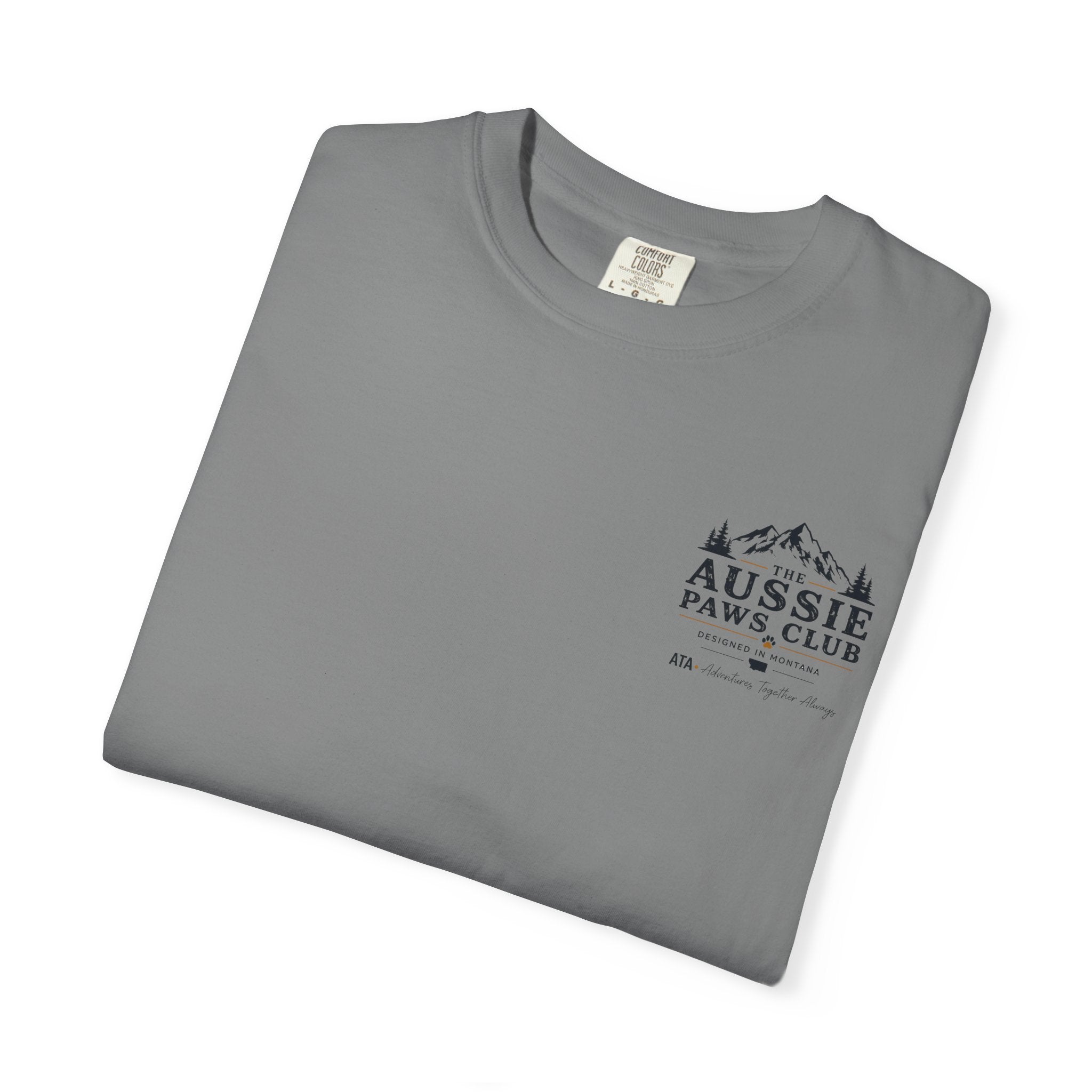Weekend Warrior Australian Shepherd T-Shirt | Blue Merle Aussie Camping Tee | Comfort Colors