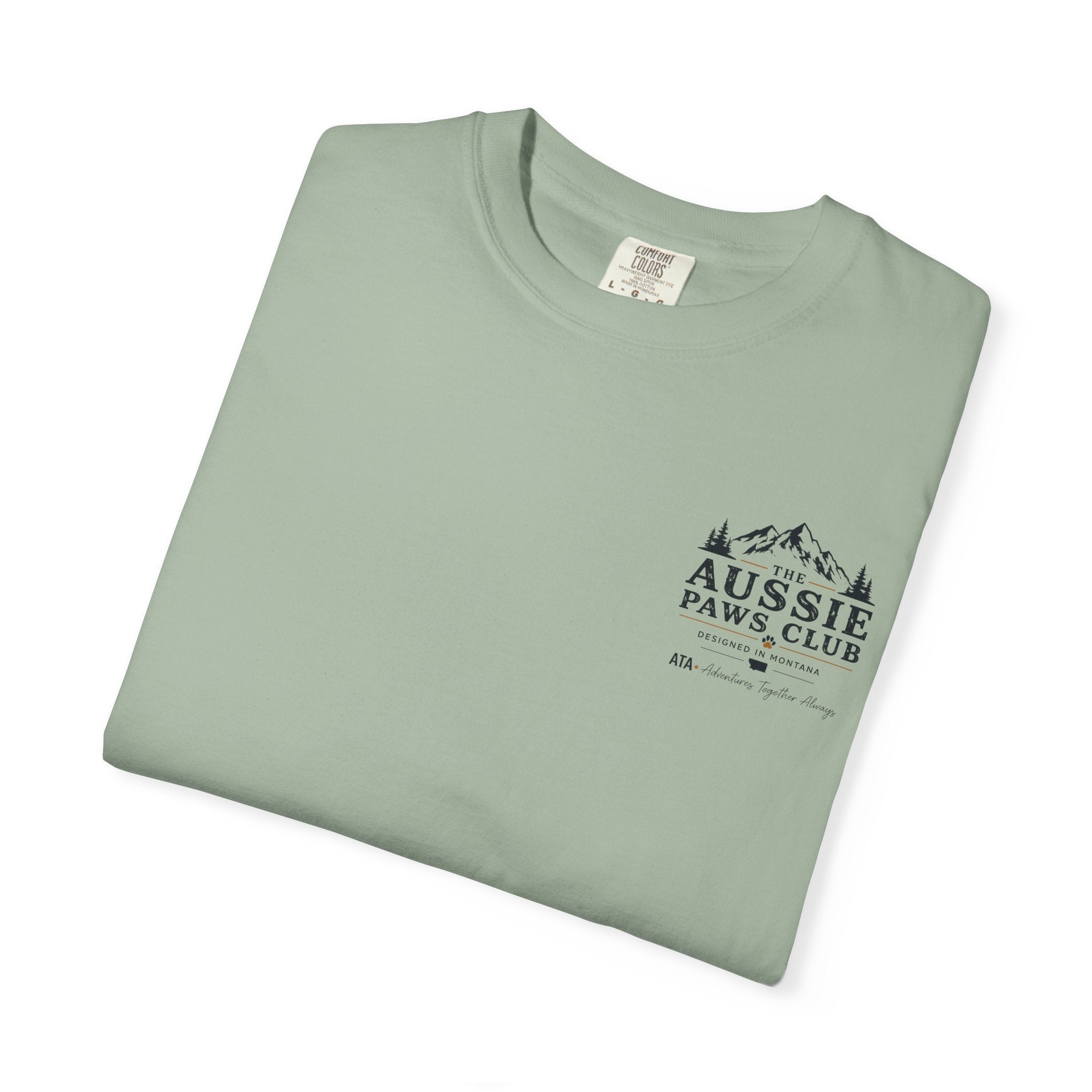 Weekend Warrior Australian Shepherd T-Shirt | Black Tri Aussie Camping Tee | Comfort Colors