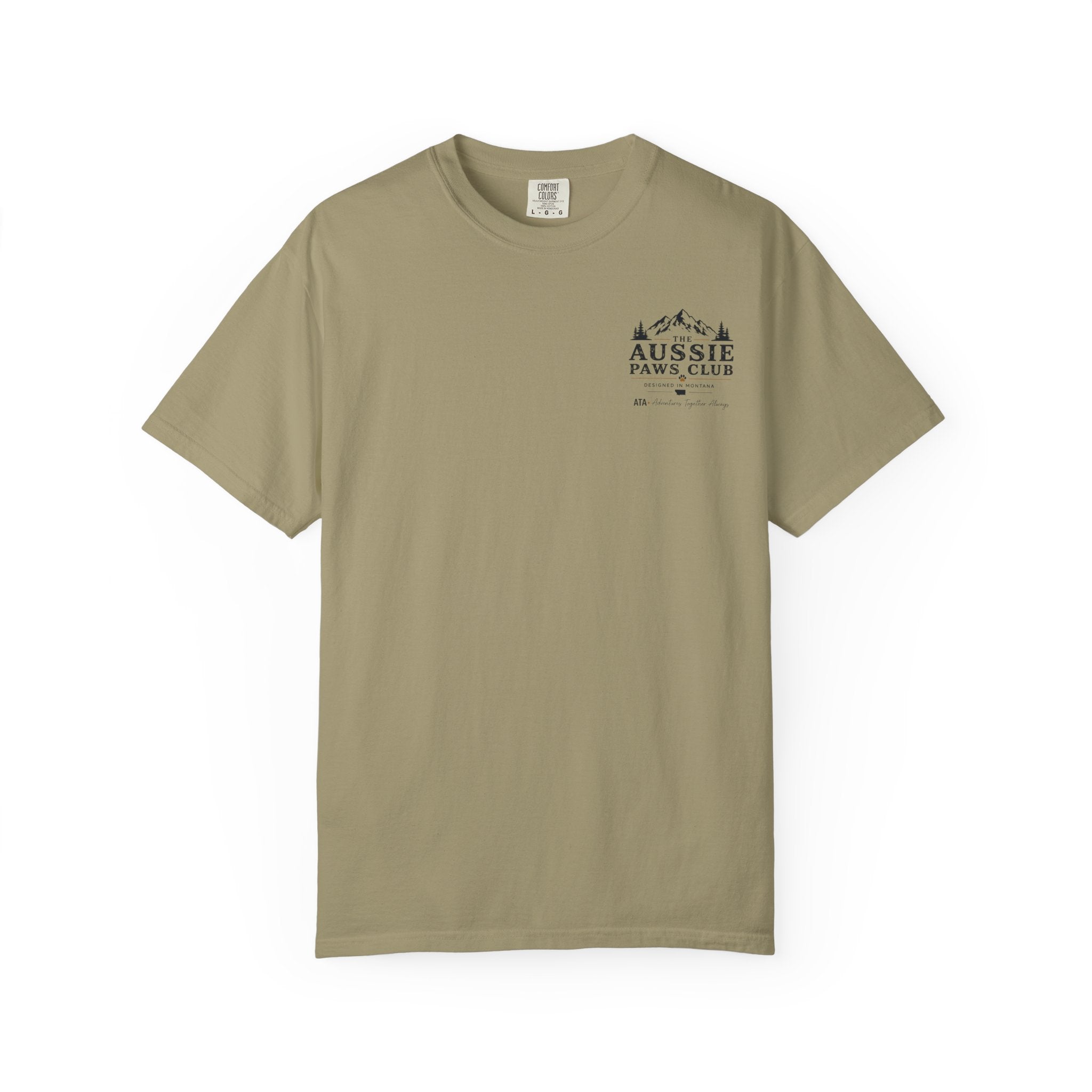Weekend Warrior Australian Shepherd T-Shirt | Black Tri Aussie Camping Tee | Comfort Colors