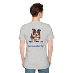 Just Another Day Tri-Color Aussie Agility Tee | Australian Shepherd Dog Sports Shirt