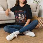 Blue Merle Australian Shepherd Patriotic Shirt | 250th Anniversary Aussie Tee (1776–2026)